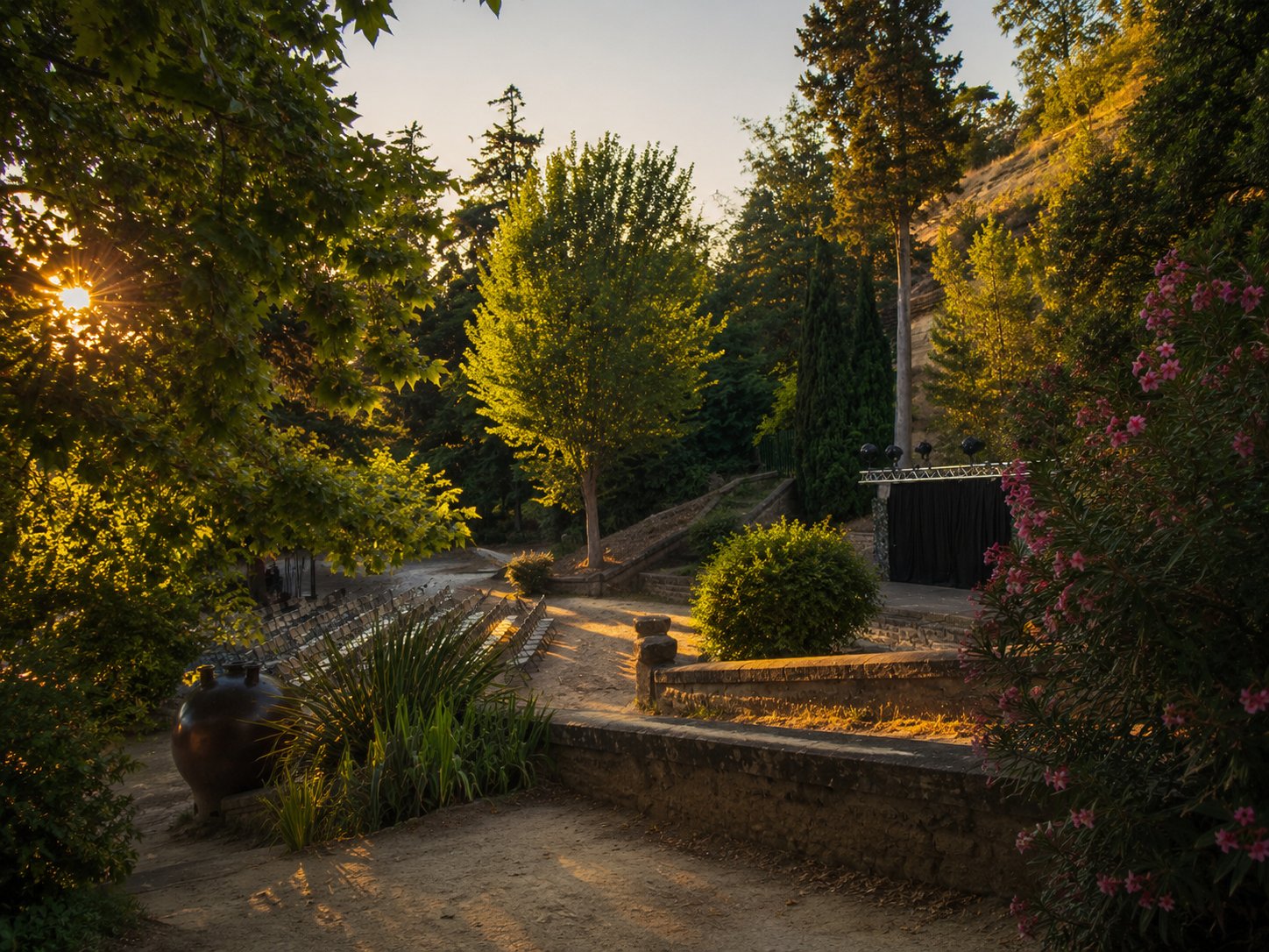 Le parc arboré de la Poudrerie à Saint-Chamas